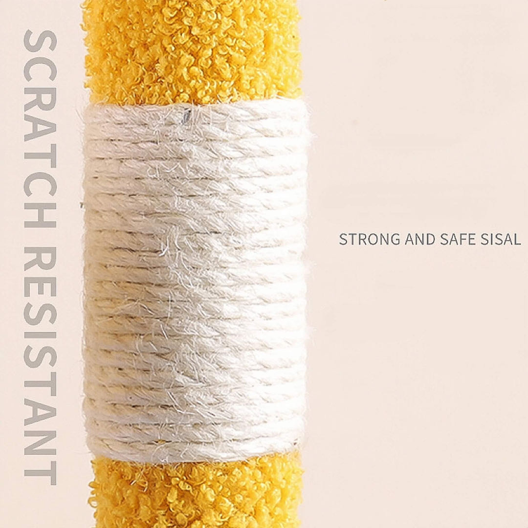 Flower Cat Climbing Frame With Scratching Post sisal petvibez